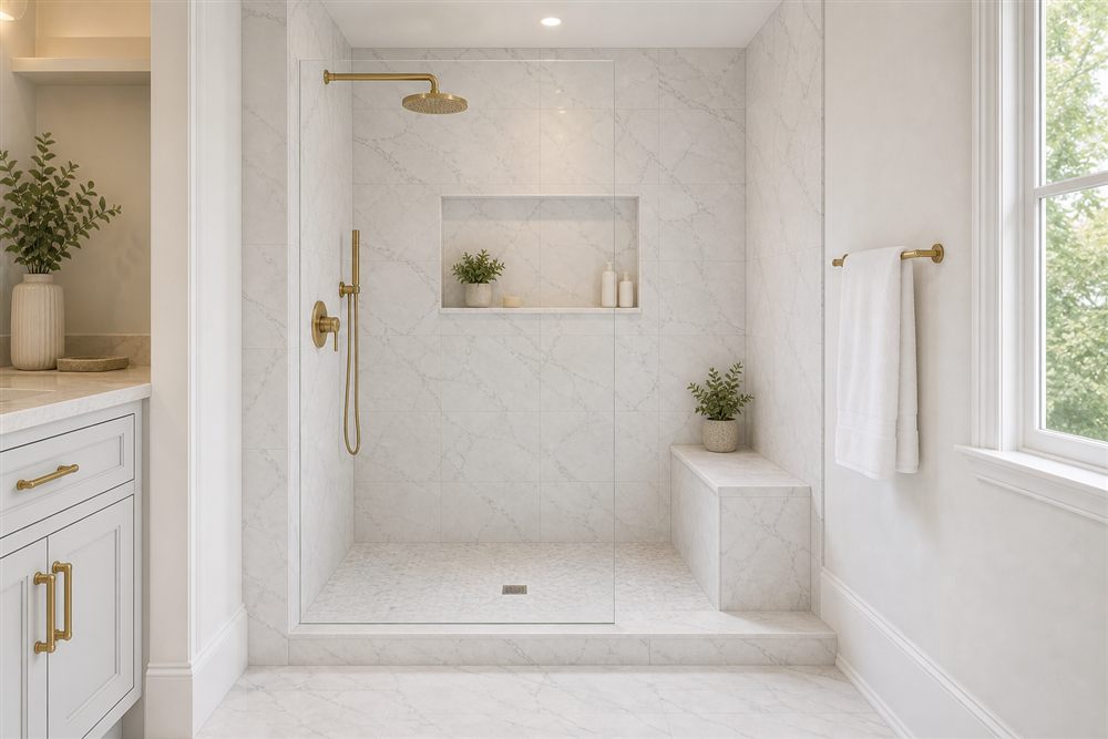 Tub to Walk In Shower Conversion in Birmingham MI